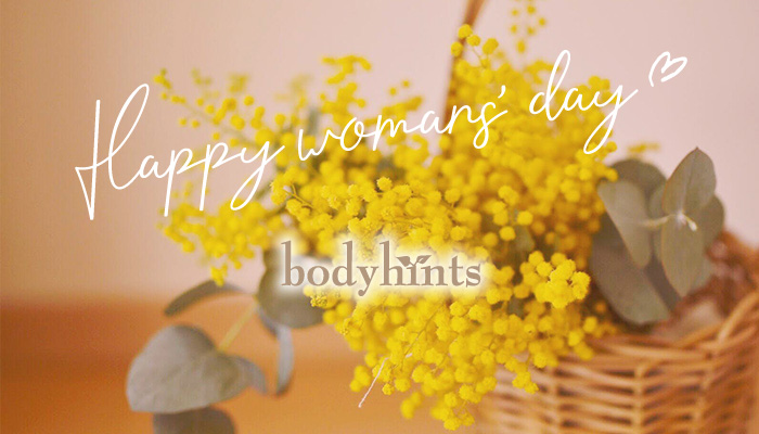 女性の日 幸せの黄色い花　HappyWoman'sDay